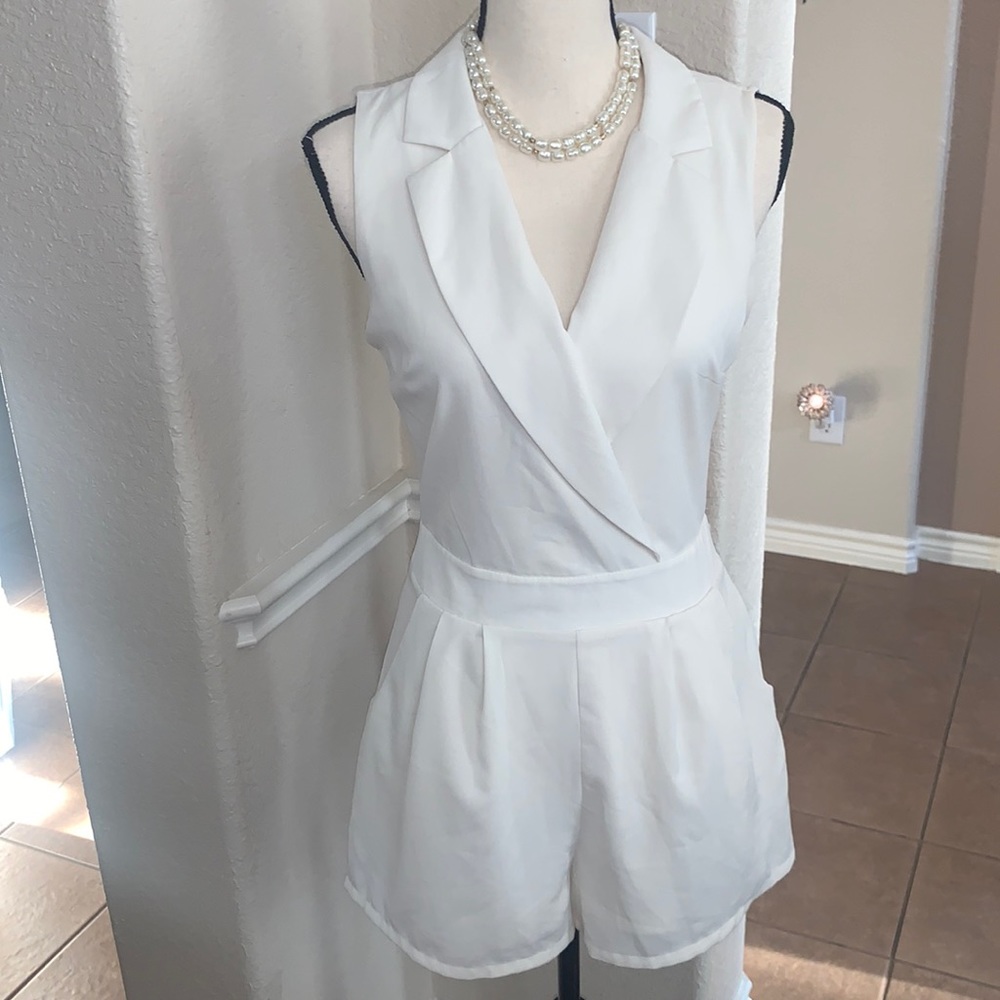 Forever 21 white romper